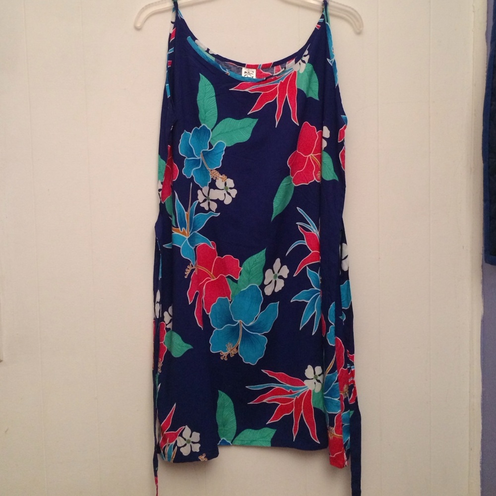 EXOTIC FLORAL SUN DRESS Bali Moon
